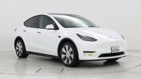 TESLA MODEL Y 2021 5YJYGDEE9MF077595 image